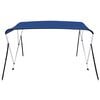 vidaXL 3 Bow Bimini Top Blue 183x140x137 cm