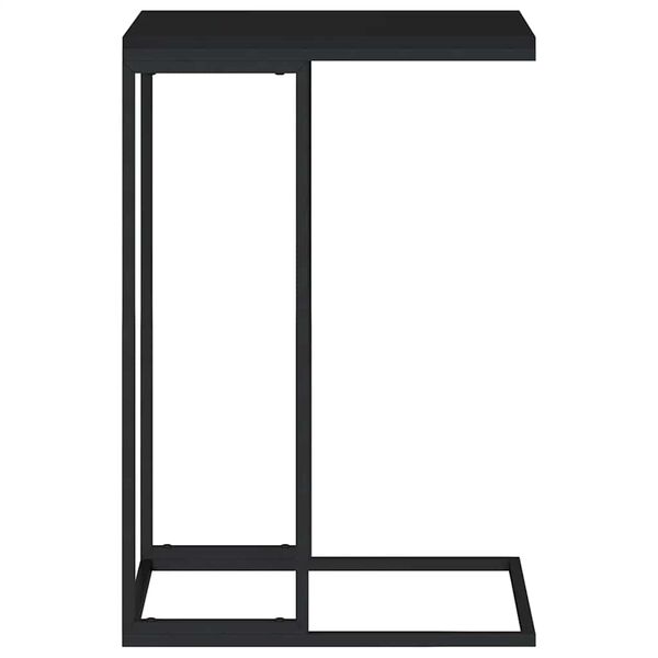 vidaXL Side Table Black 40x30x59 cm Engineered Wood