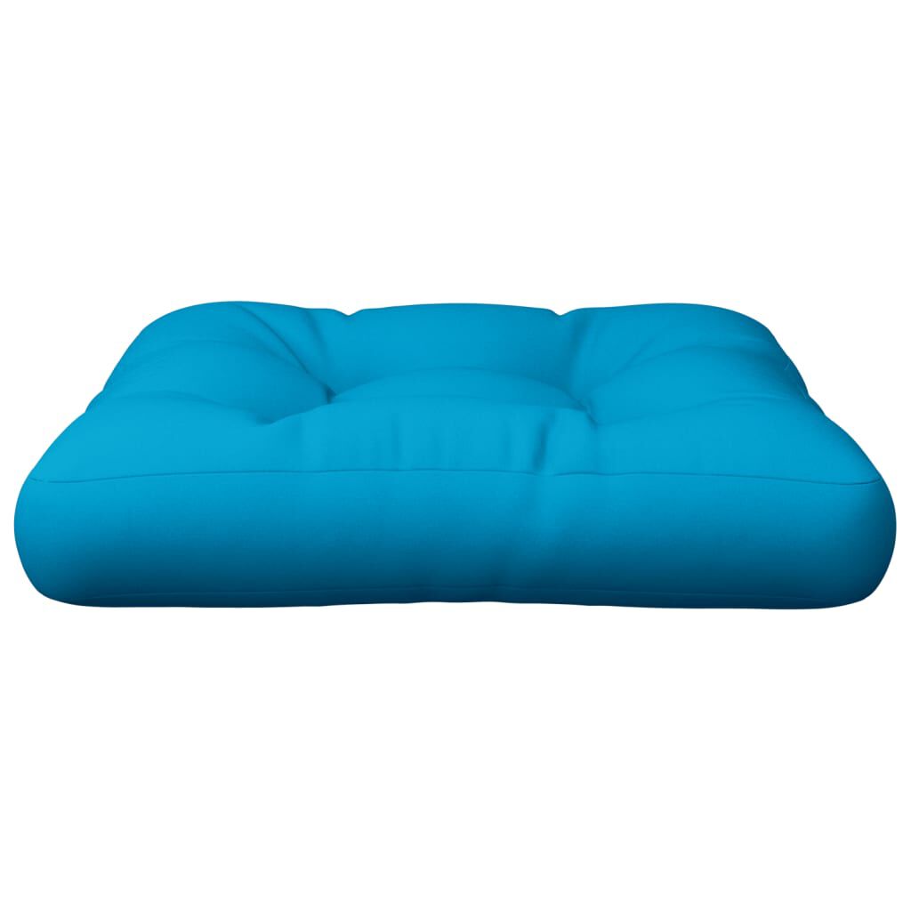 vidaXL Pallet Cushion Blue 60x60x12 cm Fabric