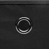 vidaXL Storage Boxes with Covers 10 pcs 28x28x28 cm Black