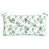vidaXL Garden Bench Cushion Leaf Pattern 100x50x7 cm Oxford Fabric