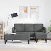 vidaXL Sofa Set 2 pcs Dark grey 173 x 131 x 67 cm Fabric