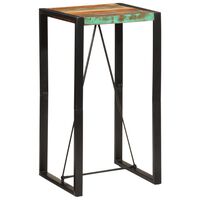 vidaXL Bar Table 60x55x110 cm Solid Wood Reclaimed