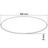 vidaXL Table Top Tempered Glass Round 400 mm