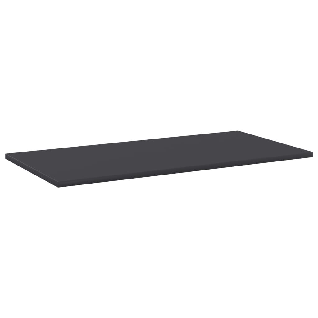 vidaXL Bookshelf Boards 8 pcs Grey 80x40x1.5 cm Engineered Wood