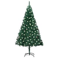 vidaXL Artificial Pre-lit Christmas Tree with Thick Branches Green 120 cm
