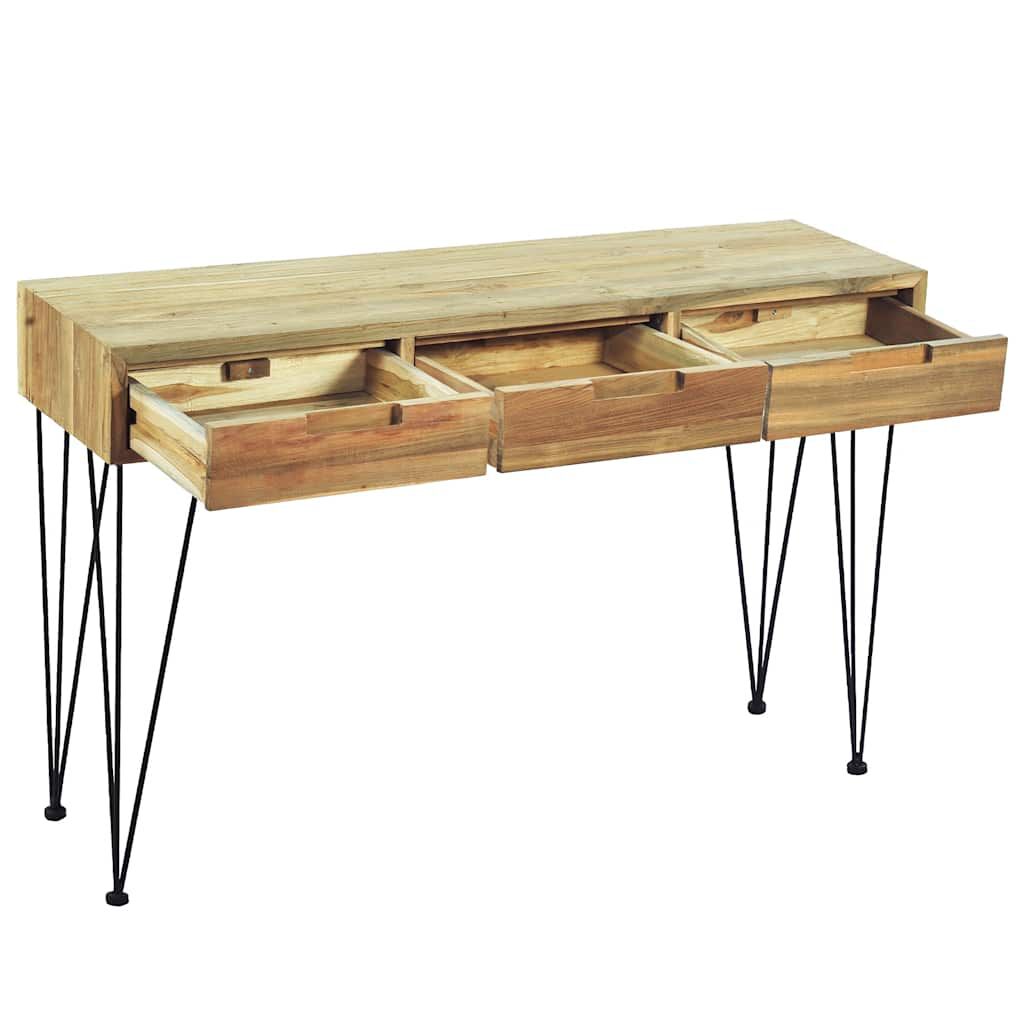 vidaXL Console Table 120x35x76 cm Solid Teak