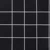 vidaXL Garden Bench Cushion Black Check Pattern 120x50x7 cm Fabric