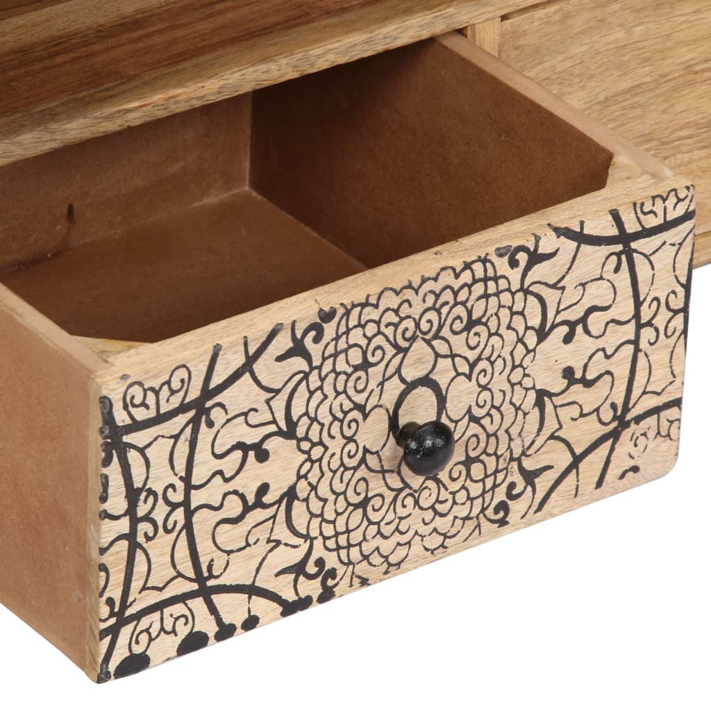 vidaXL TV Cabinet 140x30x40 cm Solid Mango Wood