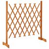 vidaXL Garden Trellis Fence Orange 120x90 cm Solid Firwood