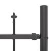 vidaXL Garden Fence Grey 170 x 125 cm