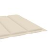 vidaXL Garden Sun Lounger with Cushion Solid Wood Acacia