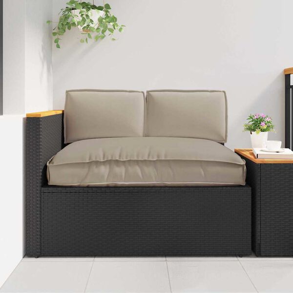 vidaXL Cushion Set 3 pcs Taupe Oxford Fabric