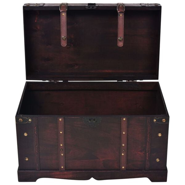 vidaXL Vintage Treasure Chest Wood 66x38x40 cm