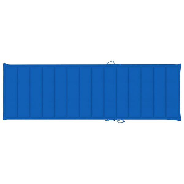 vidaXL 2-Person Sun Lounger with Cushions Bamboo