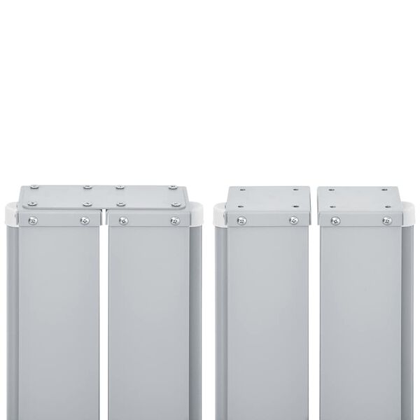 vidaXL Retractable Side Awning Cream 120x1000 cm
