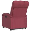 vidaXL Stand up Massage Recliner Chair Wine Red Fabric