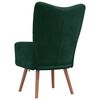 vidaXL Relaxing Chair Dark Green Velvet