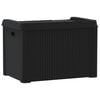 vidaXL Garden Storage Box Anthracite 125 L PP