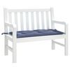vidaXL Garden Bench Cushion Navy Blue 100x50x7 cm Oxford Fabric