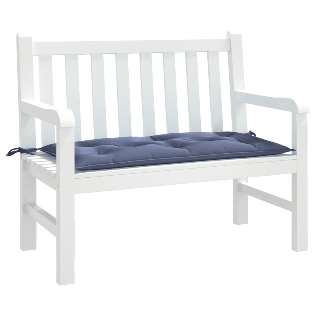 vidaXL Garden Bench Cushion Navy Blue 100x50x7 cm Oxford Fabric