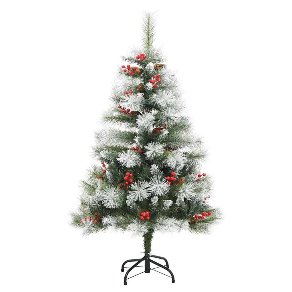 vidaXL Artificial Hinged Christmas Tree 150 LEDs & Ball Set 150 cm