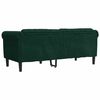 vidaXL Sofa 2-Seater Dark Green Velvet
