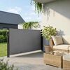 vidaXL Retractable Side Awning Anthracite 140x600 cm