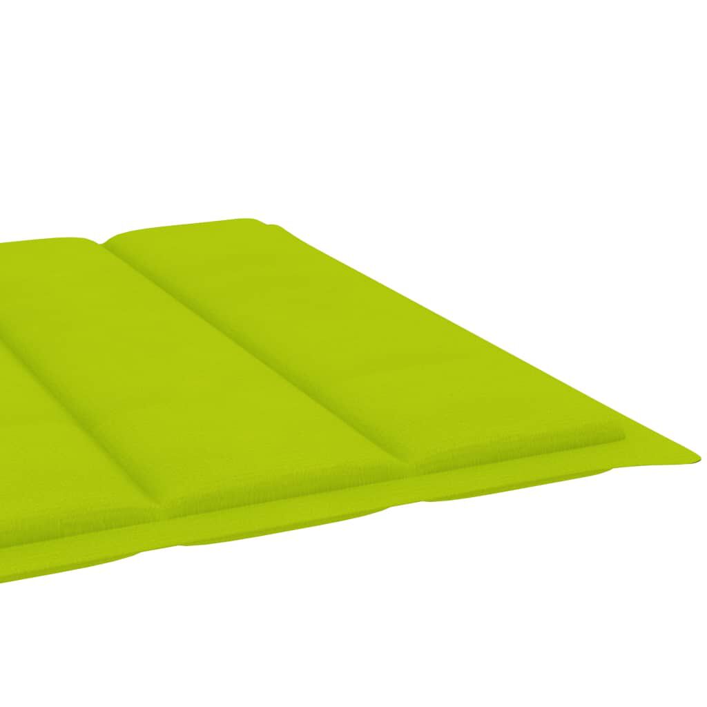 vidaXL 2-Person Sun Lounger with Cushions Bamboo