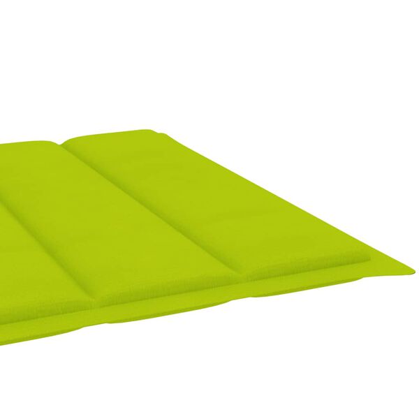 vidaXL 2-Person Sun Lounger with Cushions Bamboo