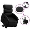 vidaXL Stand up Recliner Chair Black Faux Leather
