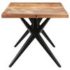 vidaXL Dining Table 160x80x76 cm Solid Acacia Wood