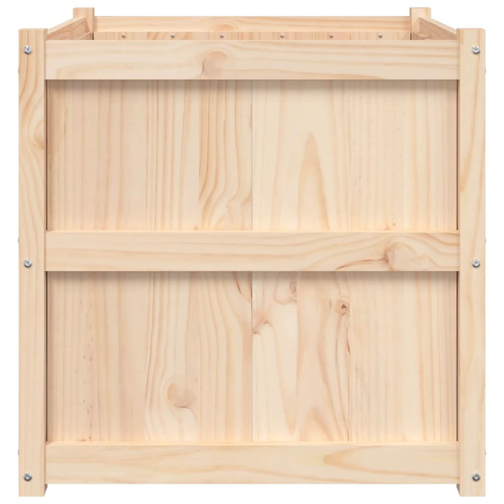 vidaXL Garden Planter 70x70x70 cm Solid Wood Pine