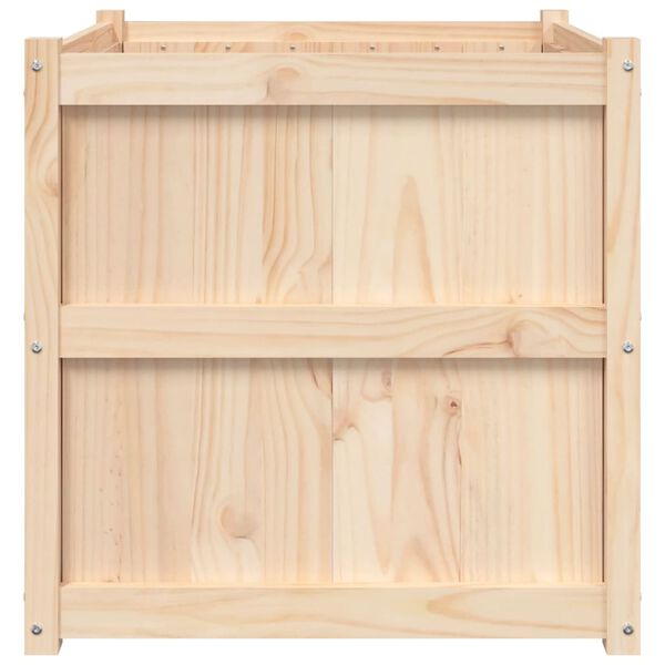 vidaXL Garden Planter 70x70x70 cm Solid Wood Pine