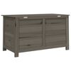 vidaXL Outdoor Cushion Box Brown 100x50x56 cm Solid Wood Fir