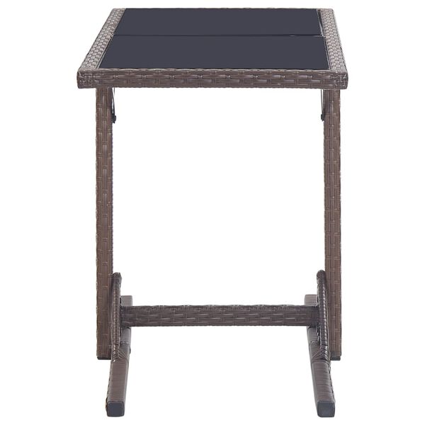 vidaXL 3 Piece Garden Dining Set Grey