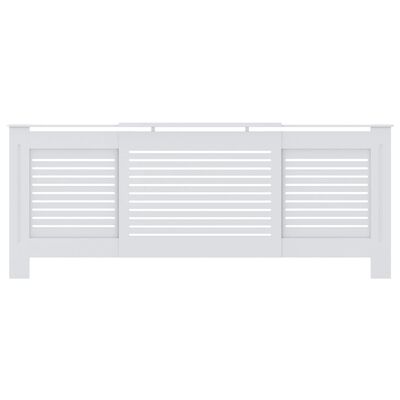 vidaXL MDF Radiator Cover White 205 cm