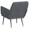 vidaXL Armchair Dark Grey 62x79x79 cm Velvet