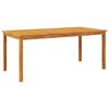 vidaXL Garden Dining Table 180x90x75 cm Solid Wood Acacia