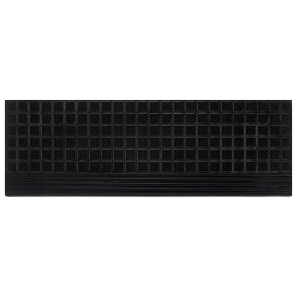 vidaXL Stair Treads 10 pcs 25x75 cm Rubber