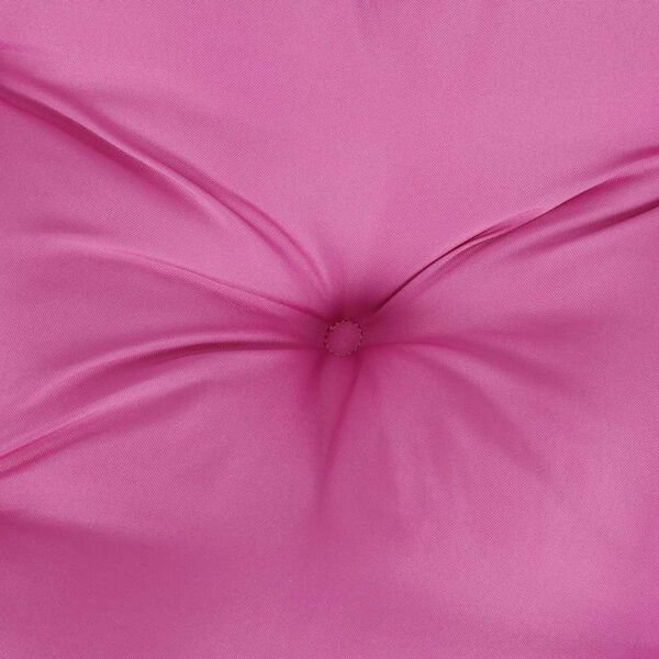 vidaXL Garden Bench Cushions 2pcs Pink 120x50x7cm Fabric