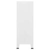 vidaXL Industrial Storage Chest White 75x40x115 cm Metal