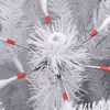 vidaXL Artificial Hinged Christmas Tree with Flocked Snow 120 cm