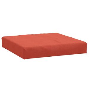 vidaXL Pallet Cushion Melange Red 60x60x9.5 cm Fabric