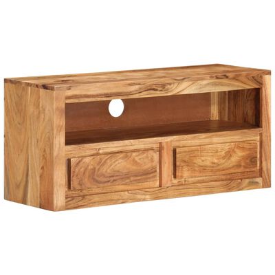 vidaXL TV Cabinet 88x30x40 cm Solid Wood Acacia