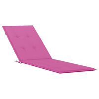 vidaXL Deck Chair Cushion Pink Oxford Fabric