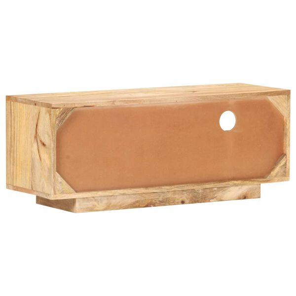 vidaXL TV Cabinet 90x30x35 cm Solid Mango Wood