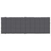 vidaXL Sun Lounger Cushion Melange Anthracite 186x58x4 cm Fabric