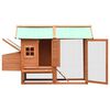 vidaXL Chicken Cage Solid Pine & Fir Wood 170x81x110 cm