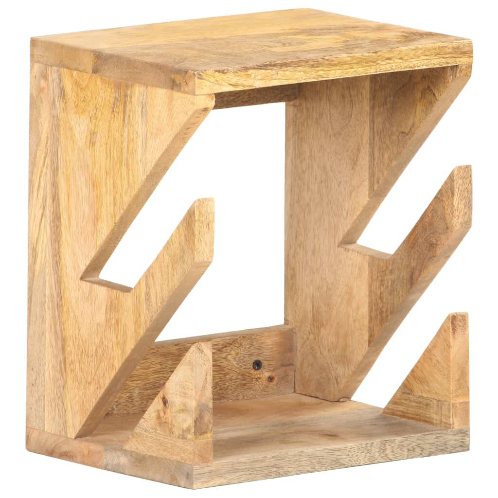 vidaXL Wall Mounted Skateboard Holder 25x20x30 cm Solid Mango Wood